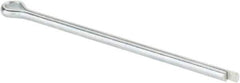 Made in USA - 3/32" Diam x 2" Long Extended Prong Cotter Pin - Grade 2, Zinc-Plated, Steel - Industrial Tool & Supply