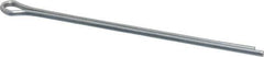 Made in USA - 3/32" Diam x 2-1/2" Long Extended Prong Cotter Pin - Grade 2, Zinc-Plated, Steel - Industrial Tool & Supply