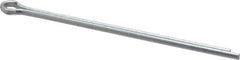 Made in USA - 1/8" Diam x 3" Long Extended Prong Cotter Pin - Grade 2, Zinc-Plated, Steel - Industrial Tool & Supply