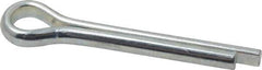 Made in USA - 5/16" Diam x 2" Long Extended Prong Cotter Pin - Grade 2, Zinc-Plated, Steel - Industrial Tool & Supply