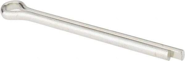 Value Collection - 5/16" Diam x 4" Long Extended Prong Cotter Pin - Grade 2, Zinc-Plated, Steel - Industrial Tool & Supply