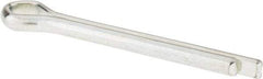 Made in USA - 3/8" Diam x 3" Long Extended Prong Cotter Pin - Grade 2, Zinc-Plated, Steel - Industrial Tool & Supply