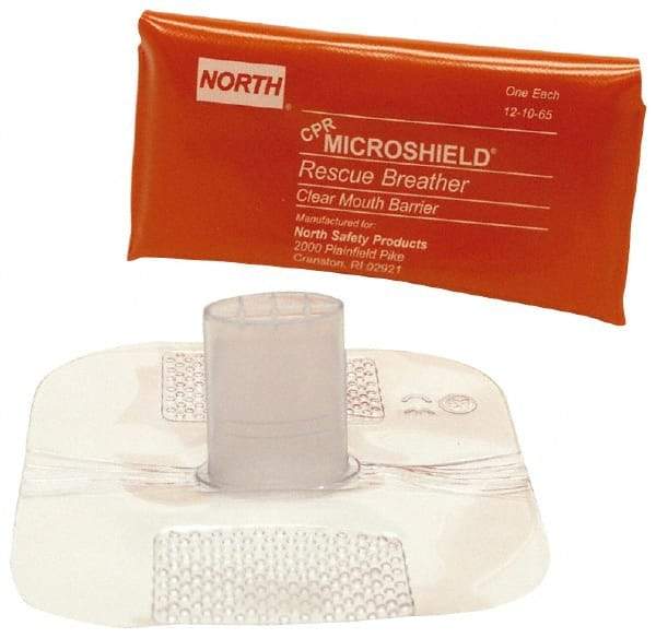 North - Disposable CPR Masks/Breathers Compatible First Aid Kits: North Unitized First Aid Kits Includes: Gloves; Wipes - Industrial Tool & Supply