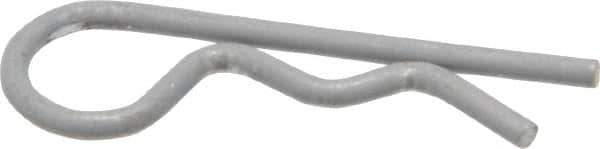 Made in USA - 1/4 to 5/16" Shaft Diam, 1-1/8" Long, 0.059" Wire Diam, Hair Pin Cotter - Grades 302 & 18-8 Stainless Steel - Industrial Tool & Supply