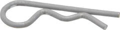 Made in USA - 1/4 to 5/16" Shaft Diam, 1-1/8" Long, 0.059" Wire Diam, Hair Pin Cotter - Grades 302 & 18-8 Stainless Steel - Industrial Tool & Supply
