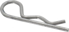 Made in USA - 5/16 to 3/8" Shaft Diam, 1-7/16" Long, 0.073" Wire Diam, Hair Pin Cotter - Industrial Tool & Supply