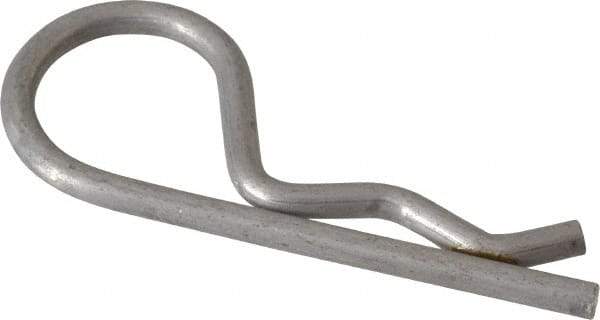 Value Collection - 5/8 to 3/4" Shaft Diam, 2-11/16" Long, 0.148" Wire Diam, Hair Pin Cotter - Grades 302 & 18-8 Stainless Steel - Industrial Tool & Supply