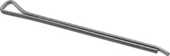 Made in USA - 1/8" Diam x 2" Long Hammerlock Cotter Pin - Grade 2, Zinc-Plated, Steel - Industrial Tool & Supply