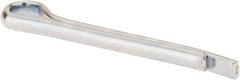 Made in USA - 5/32" Diam x 1-1/2" Long Hammerlock Cotter Pin - Grade 2, Zinc-Plated, Steel - Industrial Tool & Supply