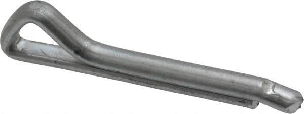 Made in USA - 3/16" Diam x 1-1/4" Long Hammerlock Cotter Pin - Grade 2, Zinc-Plated, Steel - Industrial Tool & Supply