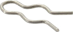 Made in USA - 5/16" Groove, 31/32" Long, Stainless Steel Hair Pin Clip - 0.052" Clip Diam, 3/8" Shaft Diam, Grade 18-8 - Industrial Tool & Supply