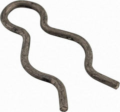 Made in USA - 21/32" Groove, 1-13/16" Long, Stainless Steel Hair Pin Clip - 0.093" Clip Diam, 3/4" Shaft Diam, Grade 18-8 - Industrial Tool & Supply