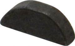 Made in USA - #505 Standard Woodruff Key - 5/8" Long x 5/32" Wide, Steel - Industrial Tool & Supply