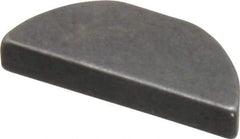 Made in USA - #406 Standard Woodruff Key - 3/4" Long x 1/8" Wide, Steel - Industrial Tool & Supply