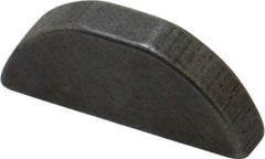 Made in USA - #507 Standard Woodruff Key - 7/8" Long x 5/32" Wide, Steel - Industrial Tool & Supply