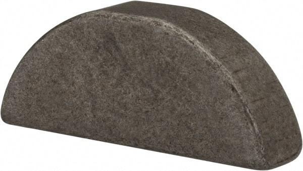 Made in USA - #707 Standard Woodruff Key - 7/8" Long x 7/32" Wide, Steel - Industrial Tool & Supply