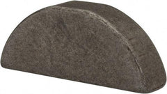 Made in USA - #707 Standard Woodruff Key - 7/8" Long x 7/32" Wide, Steel - Industrial Tool & Supply