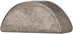Made in USA - #1008 Standard Woodruff Key - 1" Long x 5/16" Wide, Steel - Industrial Tool & Supply