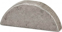 Made in USA - #709 Standard Woodruff Key - 1-1/8" Long x 7/32" Wide, Steel - Industrial Tool & Supply