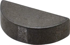 Made in USA - #1211 Standard Woodruff Key - 1-3/8" Long x 3/8" Wide, Steel - Industrial Tool & Supply