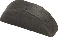 Made in USA - #303 Standard Woodruff Key - 3/8" Long x 3/32" Wide, Alloy Steel - Industrial Tool & Supply