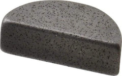 Made in USA - #403 Standard Woodruff Key - 3/8" Long x 1/8" Wide, Alloy Steel - Industrial Tool & Supply