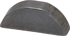 Made in USA - #606 Standard Woodruff Key - 3/4" Long x 3/16" Wide, Alloy Steel - Industrial Tool & Supply