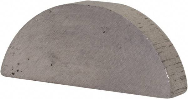 Made in USA - #708 Standard Woodruff Key - 1" Long x 7/32" Wide, Alloy Steel - Industrial Tool & Supply