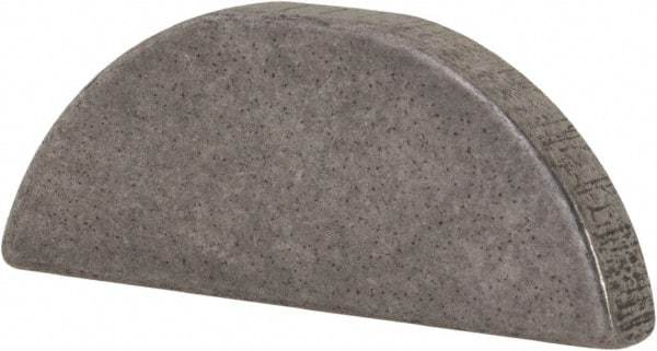 Made in USA - #609 Standard Woodruff Key - 1-1/8" Long x 3/16" Wide, Alloy Steel - Industrial Tool & Supply