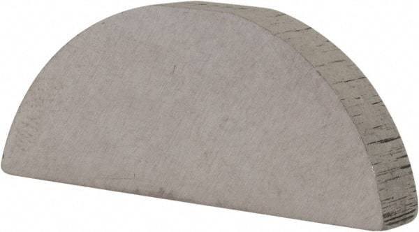 Made in USA - #710 Standard Woodruff Key - 1-1/4" Long x 7/32" Wide, Alloy Steel - Industrial Tool & Supply