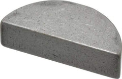 Made in USA - #1211 Standard Woodruff Key - 1-3/8" Long x 3/8" Wide, Alloy Steel - Industrial Tool & Supply