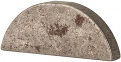 Made in USA - #812 Standard Woodruff Key - 1-1/2" Long x 1/4" Wide, Alloy Steel - Industrial Tool & Supply