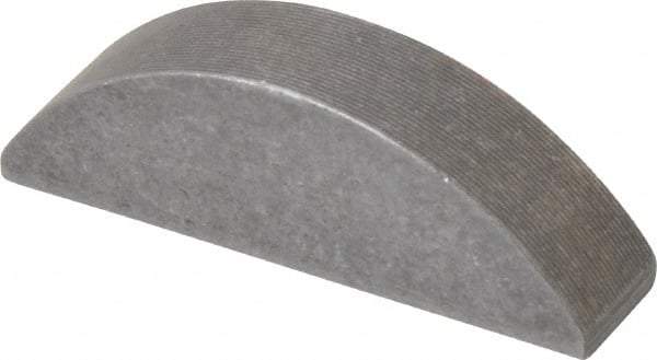 Made in USA - #1622 Standard Woodruff Key - 2-3/4" Long x 1/2" Wide, Alloy Steel - Industrial Tool & Supply