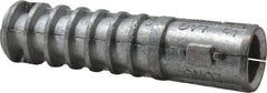 Powers Fasteners - 3/4" Diam, 3/4" Drill, Lag Shield Concrete Anchor - Zamac Alloy, Zinc-Plated Finish, Flat Head - Industrial Tool & Supply