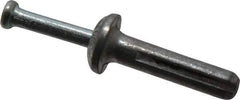 Powers Fasteners - 3/16" Diam, 3/16" Drill, 7/8" OAL, 1-1/8" Min Embedment Hammer Drive Concrete Anchor - Steel (Drive Pin)/Zamac Alloy (Body), Zinc-Plated Finish, Mushroom Head - Industrial Tool & Supply