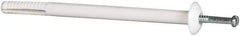 Powers Fasteners - 1/4" Diam, 1/4" Drill, 4" OAL, Hammer Drive Concrete Anchor - Nylon (Body)/Steel (Drive Pin), Zinc-Plated Finish, Mushroom Head - Industrial Tool & Supply