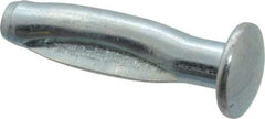 Powers Fasteners - 1/4" Diam, 1/4" Drill, 1-1/4" OAL, Split-Drive Concrete Anchor - Steel, Zinc-Plated Finish, Round Head - Industrial Tool & Supply