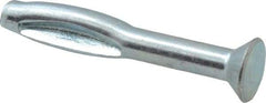 Powers Fasteners - 3/16" Diam, 3/16" Drill, 1-1/2" OAL, 3-3/8" Min Embedment Split-Drive Concrete Anchor - Steel, Zinc-Plated Finish, Flat Head - Industrial Tool & Supply