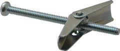 Powers Fasteners - 1/8" Screw, 1/8" Diam, 2" Long, Toggle Bolt Drywall & Hollow Wall Anchor - 3/8" Drill, Zinc Plated, Steel, Grade Zamac 7, Use in Drywall & Wallboard - Industrial Tool & Supply