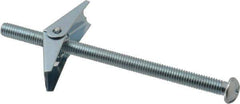Powers Fasteners - 3/8" Screw, 3/8" Diam, 6" Long, Toggle Bolt Drywall & Hollow Wall Anchor - 7/8" Drill, Zinc Plated, Steel, Grade Zamac 7, Use in Drywall & Wallboard - Industrial Tool & Supply