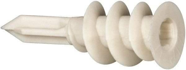 Powers Fasteners - 9/16" Diam, 1-11/16" Long, 3/8 to 1" Thick, Self Drilling Drywall & Hollow Wall Anchor - Nylon, Use in Wallboard - Industrial Tool & Supply