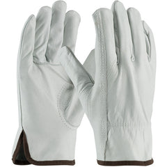 ‎68-165/XL Leather Drivers Gloves - Top Grain Cowhide Leather Drivers - Superior Grade - Keystone Thumb - Exact Industrial Supply