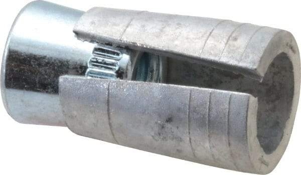 Powers Fasteners - 5/16" Diam, 5/8" Drill, 1-5/16" OAL, 3-3/16" Min Embedment Drop-In Concrete Anchor - Steel (Cone)/Zamac Alloy (Body), Zinc-Plated Finish - Industrial Tool & Supply