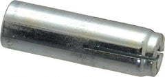 Powers Fasteners - 3/8" Diam, 1/2" Drill, 1-1/2" Min Embedment Drop-In Concrete Anchor - Grade 5 Steel, Zinc-Plated Finish, 5/8" Thread Length - Industrial Tool & Supply