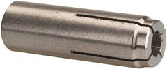 Powers Fasteners - 1/2" Diam, 5/8" Drill, 2-1/4" Min Embedment Drop-In Concrete Anchor - 303 Stainless Steel, 13/16" Thread Length - Industrial Tool & Supply