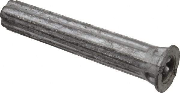 Powers Fasteners - 1/4" Diam, 1/4" Drill, 1-1/2" OAL, 2-3/4" Min Embedment Plug Concrete Anchor - Lead Alloy - Industrial Tool & Supply