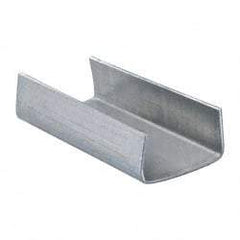 Made in USA - 1/2 Inch Wide, Snap On, Steel Open Seal - 1,000 Piece - Industrial Tool & Supply