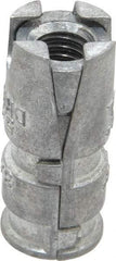 Powers Fasteners - 3/8" Diam, 5/8" Drill, 1-1/2" OAL, 2" Min Embedment Single Expansion Concrete Anchor - Zamac Alloy, Flat Head - Industrial Tool & Supply
