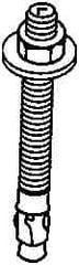 Powers Fasteners - 3/8" Diam, 3/8" Drill, 3-1/2" OAL, Wedge Expansion Concrete Anchor - 316 Stainless Steel, Hex Nut Head, Hex Drive, 2-3/8" Thread Length - Industrial Tool & Supply