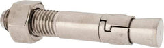 Powers Fasteners - 1" Diam, 1" Drill, 6" OAL, 1-5/8" Min Embedment Wedge Expansion Concrete Anchor - 304 Stainless Steel, Hex Nut Head, Hex Drive, 2-3/8" Thread Length - Industrial Tool & Supply